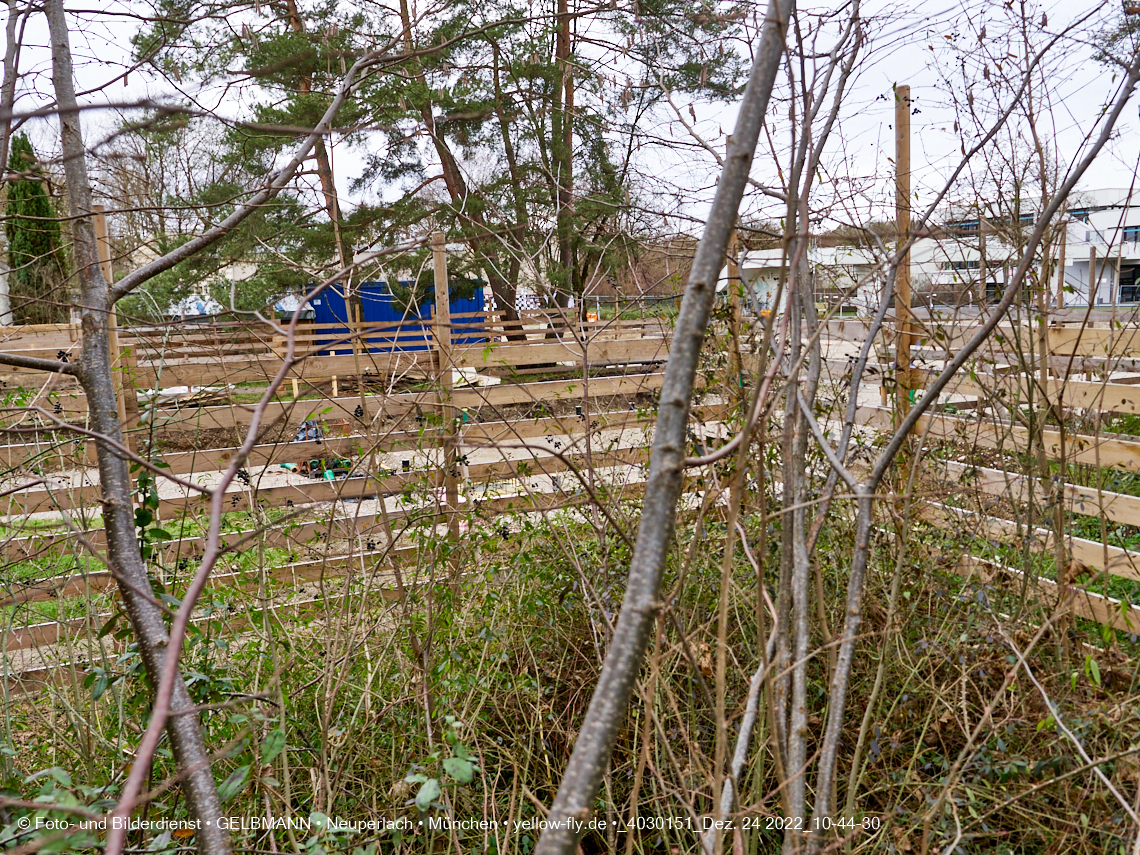 24.12.2022 - Baustelle an der Quiddestraße Haus für Kinder in Neuperlach